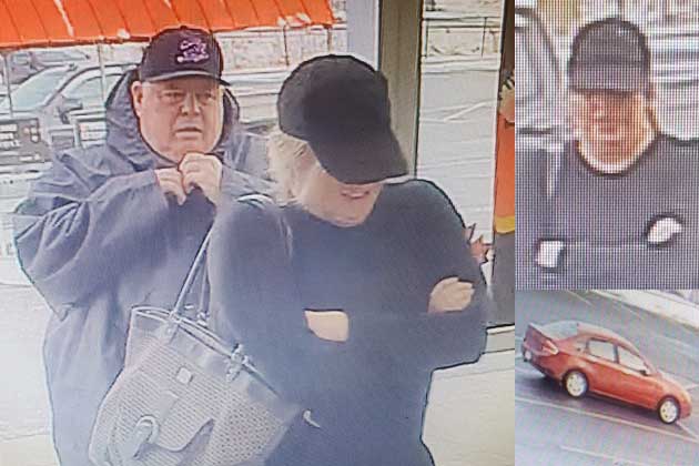 Stellarton Police Service trying to identify two individuals.