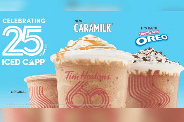 Photo of Tim Hortons Iced Capp beverages